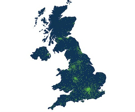 Location of app development companies in UK
